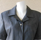 Delta Flight Attendant Size 10t Dress Gray Check Wool Blend Uniform Solutions