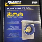 Reliance Controls Pb50 50-amp  3-prong Power Inlet Box Generator Cord Connection