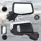 Right Passenger Side Mirror Compatible With 2019-2026 Gmc Sierra 1500 With Power