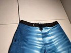Aftco Shorts Men s 40 Blue Fish Board Swim Performance Polyester