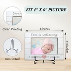 Baby Announcement Photo Frame Gifts  My First Grandchild Wooden Picture Frame   