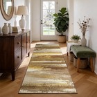 Washable Runner Rug For Hallway Kitchen  2x6 Modern Abstract Throw Rugs With    