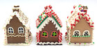 Set Of  3  Light Up Gingerbread Houses Christmas Holiday 6  X 4  Decor