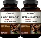 Ceylon Cinnamon Capsules  made With Organic Sri Lanka Ceylon Cinnamon And Bitter