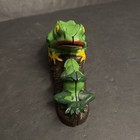 Frog Bank Vintage Coin Mechanical Metal Bank Doorstop Shelf Decor Frog Theme