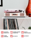 Vinyl Record Player Vintage Wireless Bluetooth Record Player With Enhanced Sp   