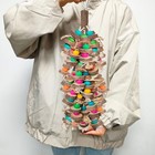 Bird Toys  Parrot Toys For Large Birds  Natural Peppered Wood African Grey Parro