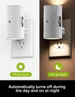 Modern Led Night Light Plug Into Wall  Dusk To Dawn Sensor  2 Pack  White 