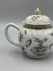 Antique 18th C  Chinese Qianlong Period Export Ink Color Teapot 5 1 4  