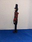 Antique 10 5    Tall Hand Carved Abraham Lincoln Folk Ark Wood Figure- Estate Find