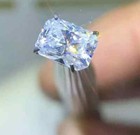 2 Ct Certified Natural Radiant Cut Blue Diamond D Grade Vvs1   1 Free Gift