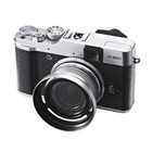 Metal Lens Hood   52mm Adapter Filter Ring For Fujifilm Finepix X10 X20 X30
