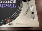 1 Original Oem Silver Technics Sl1200 Mk2 Turntable W New Dust Cover Studio Kept