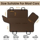 Dog Car Seat Cover  Durable Waterproof Scratch Proof Nonslip Dog Hammock  Pet   