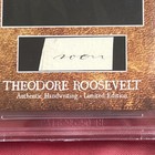 Theodore Roosevelt Handwritten Word Cut From Autograph Letter Signed Beckett Bas