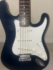 Squier Bullet By Fender 6 String Right Handed Electric Guitar Dark Blue Works