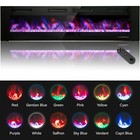 72 Inches Ultra-thin Electric Fireplace Wall-mounted   Recessed Fireplace Heater