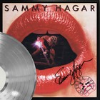 Sammy Hagar Three Lock Box Silver Lp Record Signature Display