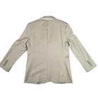 J Crew Crewcuts Blazer Boys 12 Beige Cotton Stretch Suit Jacket Wedding Preppy