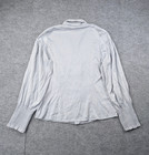 Scarlet Darkness Blouse Women Large Victorian Vintage Style Gray Top Lolita Goth