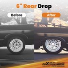 6  Rear Axle Drop For Chevy Silverado Gmc Sierra 1500 99-07 Powder Coat Kit