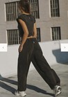 New Free People Hot Shot Crossover Set Black Fp Movement Joggers   Top Size Xs