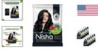 Natural Henna Based Hair Color - Pack Of 10  10g Each  For Vibrant Black Hair