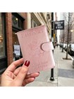 Rfid Blocking Passport Holder - Pu Leather Travel Wallet For Men Women  Credit