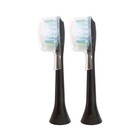 2x Philips Sonicare Diamondclean C3 Premium Replacement Heads   Black   W o Box