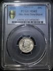 1944 P Mercury Silver Dime Pcgs Ms62 Obv  Struck Thru Object Error  facial 