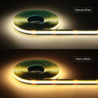 Touch Dimmable Cob Led Strip Kit Black Pcb 12v For Acoustic Wood Slat Wall Panel