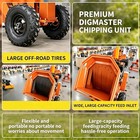 18hp Wood Chipper 500cc Gasoline 6  Max Branch Diameter Electric Start Free Ship