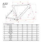 Ican A22 Carbon Disc Road Bike Frameset Bb86 45cm Ud Matt Flat Mount