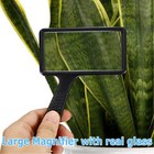 Handheld Rectangular 3x Magnifier Magnifying Glass Loupe For Reading Jewelry Us
