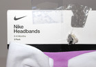New Nike Baby Girl 0-6 Months 3 Pack Headbands W  Bow Purple Blue  damage Box