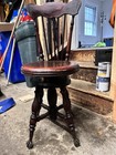 Victorian Era Piano Stool - Authentic Vintage Antique - 1837-1901 