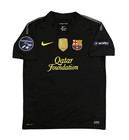Fc Barcelona 2011 2012 Uefa Champions League Away Black Jersey - Messi  10 Shirt