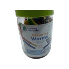 Learning Resources Measuring Worms 72 Piece Set Educational Counting Math Toy