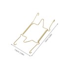 2pcs U-shaped Spring Plate Hangers Metal Wall Hooks Holders For Decorative