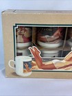 Vintage Coca Cola Mug Set 1950s Style Pic Collection Set Of 6 New Box Italy 1991