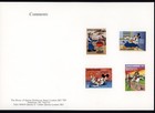 Antigua 1991 Disney Phila Nippon Scott  1436-1443 Rare Printers Proof Folder Xf