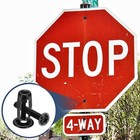 10-pack Hollow Door Anchor Set  Petal Nuts Expansion Screw Jack M6 X 20 Black