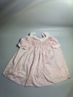Polly Flinders Vintage 1980s Pink Hand Smocked Party Dress 3 Toddler
