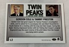 2019 Rittenhouse Twin Peaks Archives  l3 Gordon Cole   Tammy Preston