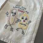 Vintage Hand Embroidered Flour Sack Tea Towels Set Of 3