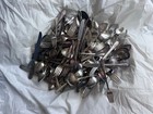 Huge Scrap Lot Silverplate Forks Spoons Etc Silver Recovery Crafts 25 Lbs