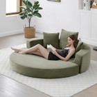 Queen Size Sofa Bed Convertible Futon  Corduroy Cloud Couch  No Assembly