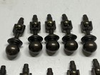 Vintage Lot  12  Nos Dark Bronze   Brass Pendant Swing Pulls