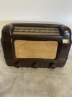 Vintage 1949 Sentinel Vacuum Tube Radio Model 332 Working Static Brown Bakelite