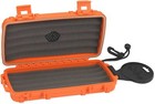 Cigar Caddy Cigar Travel Case Humidor  Waterproof  Orange - 5 Cigar Storage